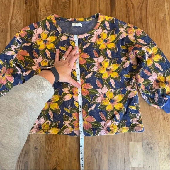 Madewell Shirt Women’s XS Mile(s) by Madewell Long Sleeve Top Floral - Picture 5 of 11